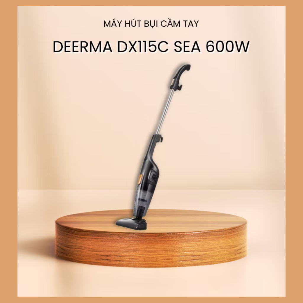 Máy hút bụi cầm tay Deerma DX115C – Giải pháp làm sạch thông minh cho mọi gia đình