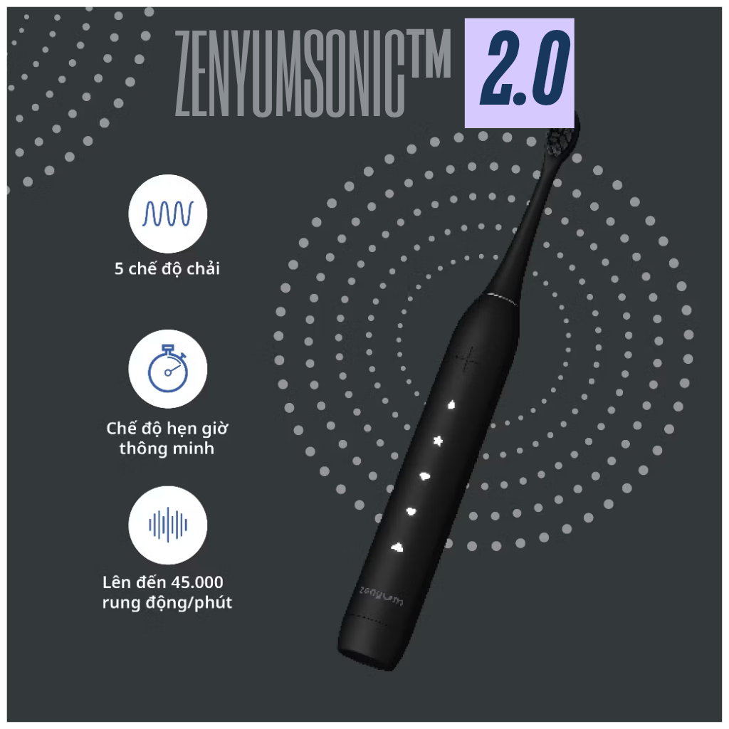 Bàn Chải Điện ZenyumSonic™ 2.0
