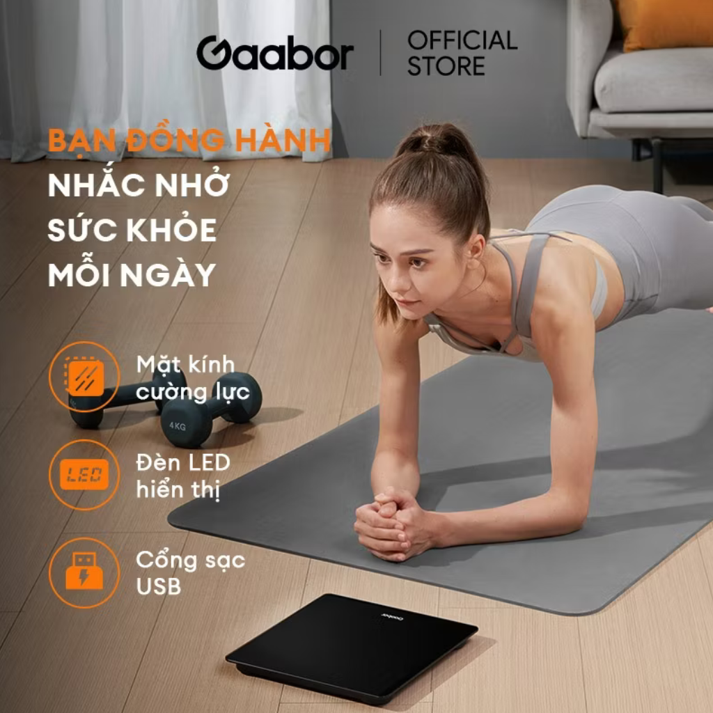 Cân sức khỏe điện tử Gaabor GWS-M01A