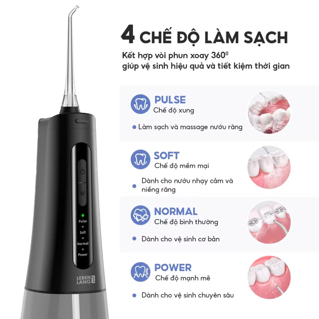 Máy tăm nước Lebenlang LBT1499